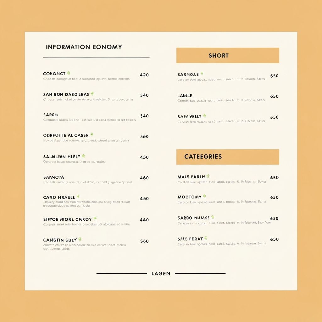 Menü szöveg kompakt kialakítással, amely még az elfoglalt pillanatban is érthető